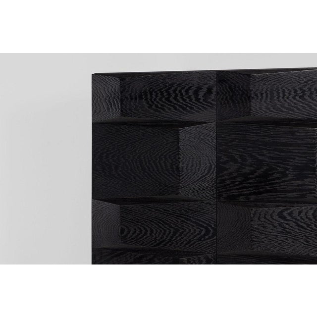 Le Corbusier Graphic Bar Cabinet in Black from Maison Aurora, Belgium, 1975 For Sale - Image 4 of 18