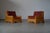 Oak lounge chairs the chairs are in a good condition with traces of usage normal to it’s age. Pilows are reupholstered. w...