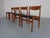 Mid-Century Modern Teak Dining Chairs by Erik Buch for Od Møbler, Denmark, 1960s, Set of 4 For Sale - Image 3 of 12
