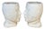 Pair of Large Cubist Head Form Planter Vases, Postmodern, 2000s For Sale