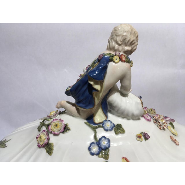 Meissen Porcelain Soup Bowl with Flower Decor, 1755 For Sale - Image 18 of 18