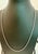 Metal Diamond-Cut Cable Chain Necklace - Platinum - 18 Inch, 10 Gm For Sale - Image 7 of 8