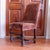 Brown Continental Baroque Walnut Stretcher Base Dining Chairs-Set of Six For Sale - Image 8 of 12