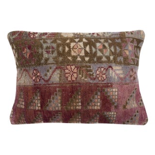 16"x23" Vintage Handmade Cushion Cover. Turkish Pillowcase. Throw Pillow Cover For Sale