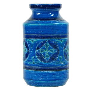 Rimini Blue Ceramic Vase by Aldo Londi for Bitossi, Italy, 1960s