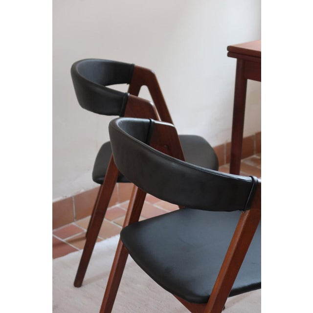 Teak Model 205 Dining Chairs attributed to Thomas Harlev for Farstrup Møbler, Denmark, 1960s, Set of 2 For Sale - Image 6 of 11