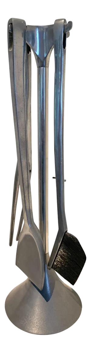 Cast Aluminum Fuego Fireplace Tools - 5 Pieces