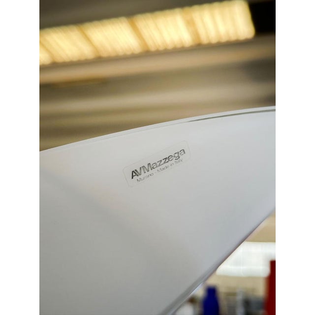 Vintage Glass Flower Floor Lamp from Mazzega, 1980s, in Very Good conditions. Designed 1980 to 1989 This piece has an...