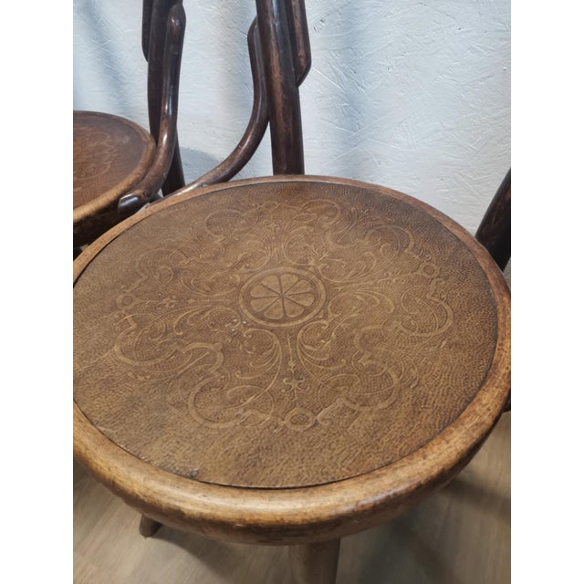 Vintage Bistro Chairs, 1920s, Set of 5 For Sale - Image 9 of 10