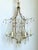 Vintage Swag Crystals Pagoda Chandelier For Sale - Image 10 of 12