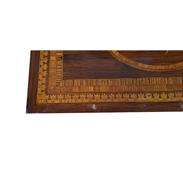 Small Antique Inlaid Desk, 1800s For Sale - Image 9 of 11