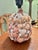 Vintage Shell Encrusted Boho Chic Grotto Petite Lamp With Shade For Sale - Image 4 of 11