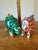 Early 21st Century Pair of Sculpted Ceramic/Clay Whimsical Lion & Elephant Candlesticks For Sale - Image 5 of 15