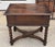 Antique 18th C Carved Walnut Bible Box Side Table For Sale - Image 4 of 6
