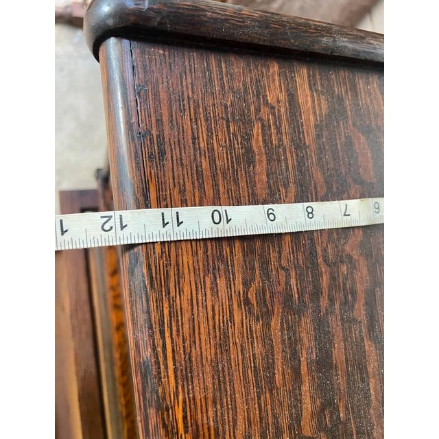 Early 20th Century Globe -Wernicke Antique Tiger Oak Five Stacking Bookcase/ Lawyer Bookcase For Sale - Image 14 of 18