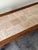 1960s Mid Century Modern Walnut + Travertine & Iron Coffee Table For Sale - Image 5 of 7