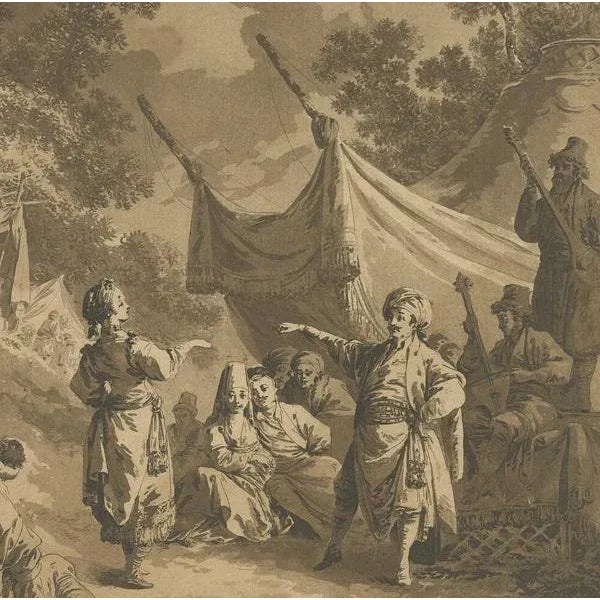 Jean Baptist Le Prince, Russian Dance, 1769, Print For Sale - Image 4 of 5