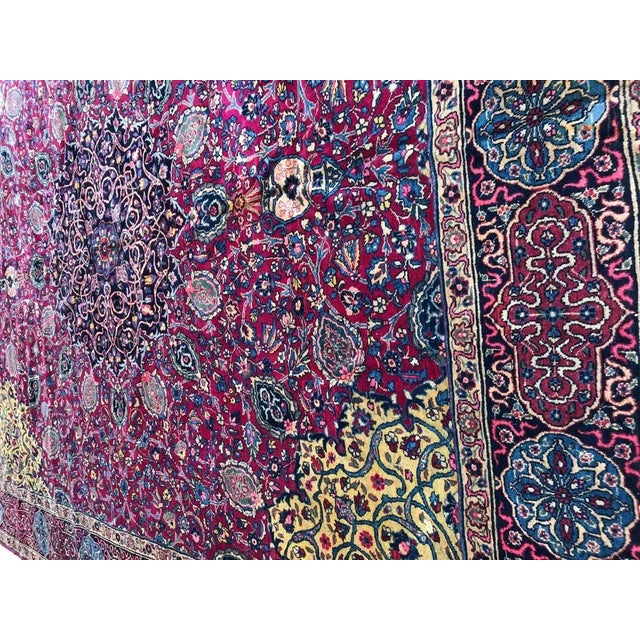 Large Vintage Kerman Rug For Sale - Image 17 of 18