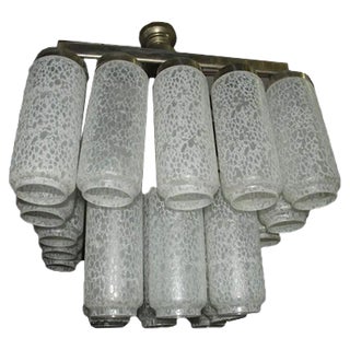 Murano Glass Waterfall Chandelier, 1970s For Sale