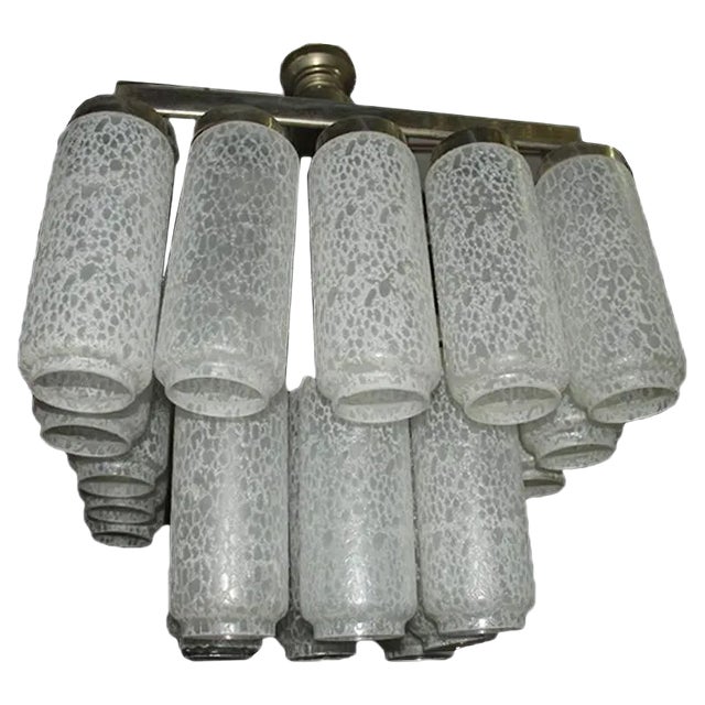 Murano Glass Waterfall Chandelier, 1970s For Sale