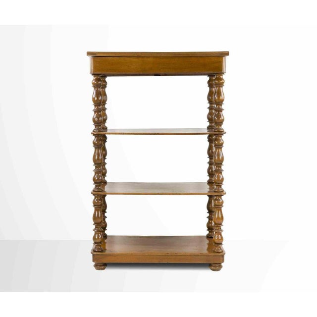 19th Century Vintage Lacquered Bookcase in Wood, Italy For Sale - Image 3 of 9