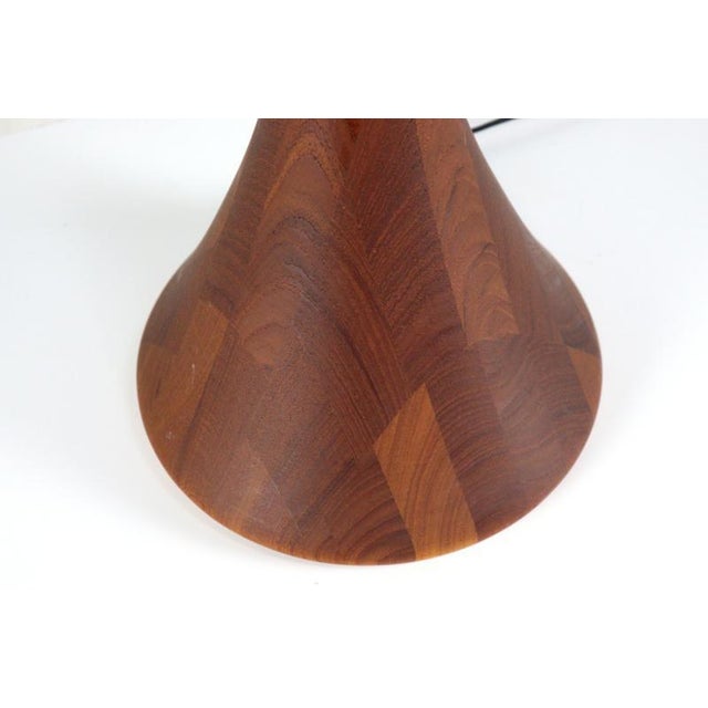 Large Wooden Table Lamp from Domus For Sale - Image 8 of 16