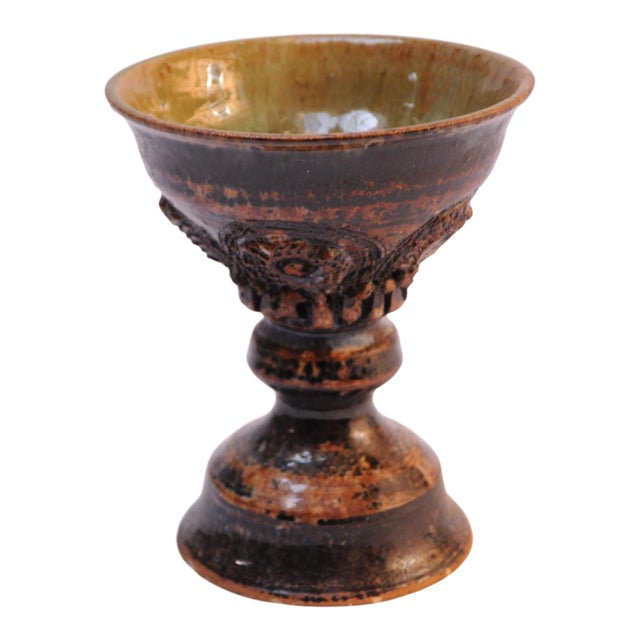 Studio Pottery Goblet / Chalic For Sale