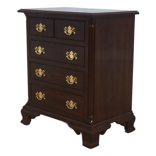 Stickley Colonial Williamsburg Mahogany Chest Nightstand For Sale