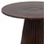 Bronze Modern Industrial Fluted Bronzed Finish Side Table For Sale - Image 8 of 9