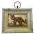 Contemporary Original Stephen Heigh Small “Fox Study 2” Portrait Painting Vintage Frame For Sale