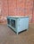 1980s 1980s Industrial Teal Glass Door Low Cabinet For Sale - Image 5 of 6