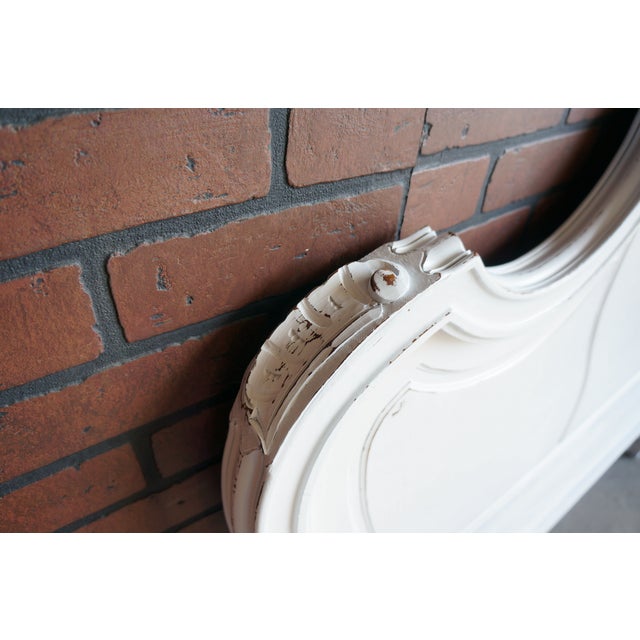 Wood Antique French Rococo Full/Queen Headboard For Sale - Image 7 of 9