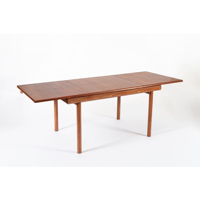 Wood Mid Century English Teak Extension Dining Table by White & Newton For Sale - Image 7 of 11