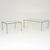 Mid-Century Modern Italian Bauhaus Coffee Tables in Chrome and Thick Glass, 1980s, Set of 2 For Sale - Image 4 of 18