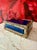 Paint Royal Bovano Italian Style Cobalt Blue Enamel Vintage Cigarette Case or Jewelry Box From the 1950s or 1960s For Sale - Image 7 of 12