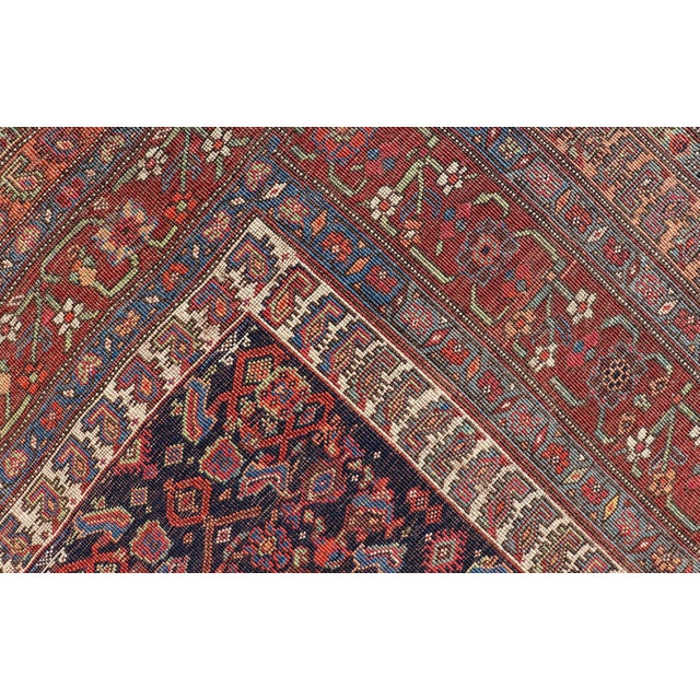 Antique Persian Bidjar Long Gallery Rug With All-Over Sub-Geometric Design For Sale - Image 14 of 14