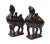 Chinoiserie Chinese Hand Carved Stone Camel Figures - A Pair For Sale - Image 3 of 5
