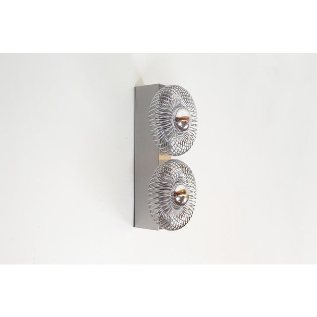 Vintage Spring Wall Lamp by Philippe Rougier for Oxar, 1970s For Sale - Image 10 of 10