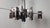 Cubick Chandelier in Chrome Iron and Glass by Gaetano Sciolari for Sciolari, 1960s For Sale - Image 17 of 18