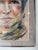 1990's Vintage Expressionist Woman Portrait Oil Pastel on Paper, Signed & Framed For Sale - Image 9 of 12