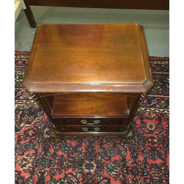 Antique 1930's Colonial Revival Flame Mahogany Bedroom Set Chairish