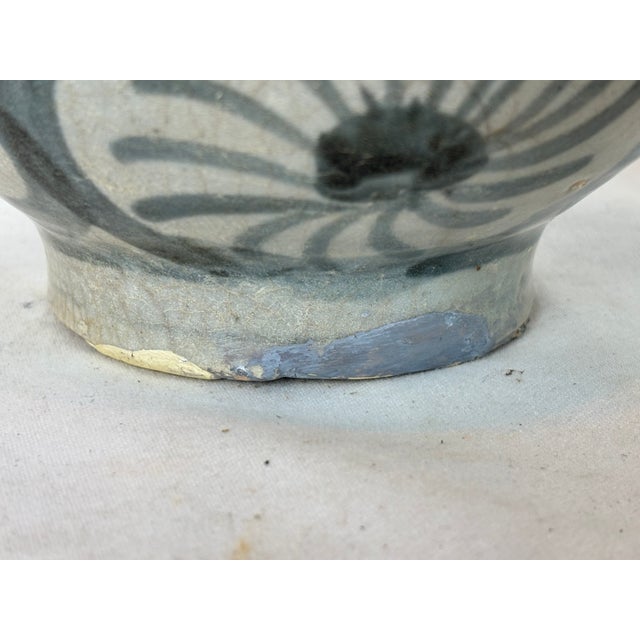1990s Ming Style Blue and White Vase For Sale - Image 10 of 10