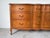 Elegant Drexel Touraine French Provincial Louis XV style nine drawer dresser featuring a beautifully shaped serpentine...