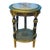 Italian Rococo Style White Marble Topped Side Table For Sale