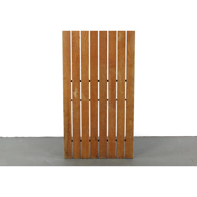 Mid Century Slated Bench by Harry Bertoia for Knoll Inc Knoll International 1960s For Sale - Image 10 of 13