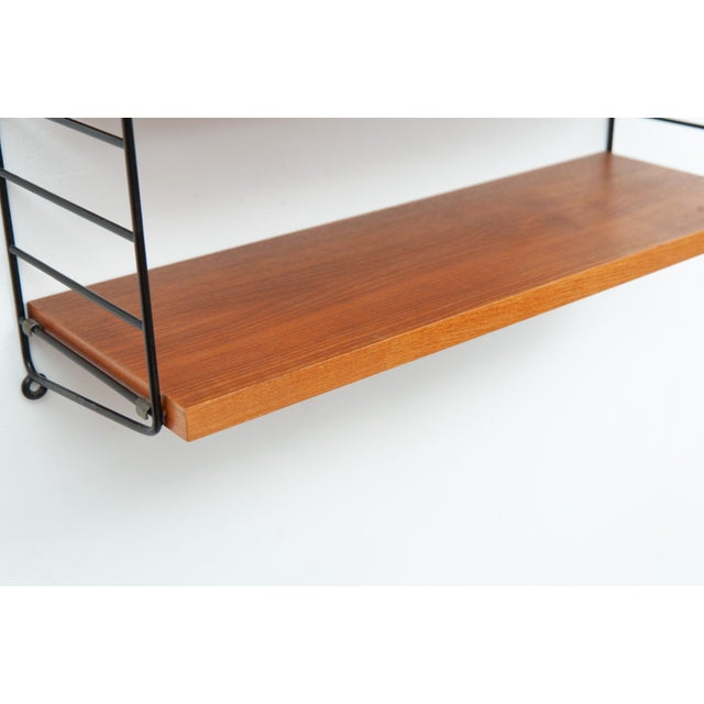 1950s String Wall Shelf from Kajsa & Nisse Strinning, 1950s For Sale - Image 5 of 7