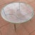 Maison Charles et Fils Manner of Maison Charles French Directoire Coffee Table Having Brass Mounts & Glass Inset Top For Sale - Image 4 of 13
