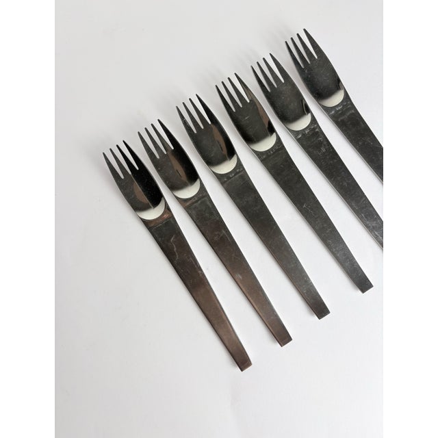Mid-Century Modern Lunik 2060 30 Piece Flatware Set by Carl Auböck for Morinox, Austria, 1955, Set of 30 For Sale - Image 3 of 11