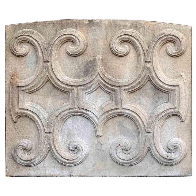 Architectural Panels Antique Cast Stone - Set of Four For Sale - Image 4 of 7