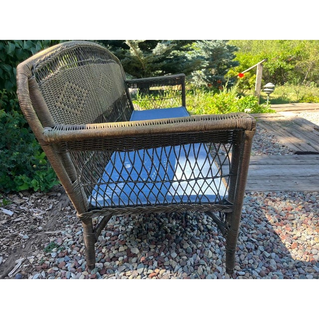 1930s Wicker Settee 1930's For Sale - Image 5 of 12